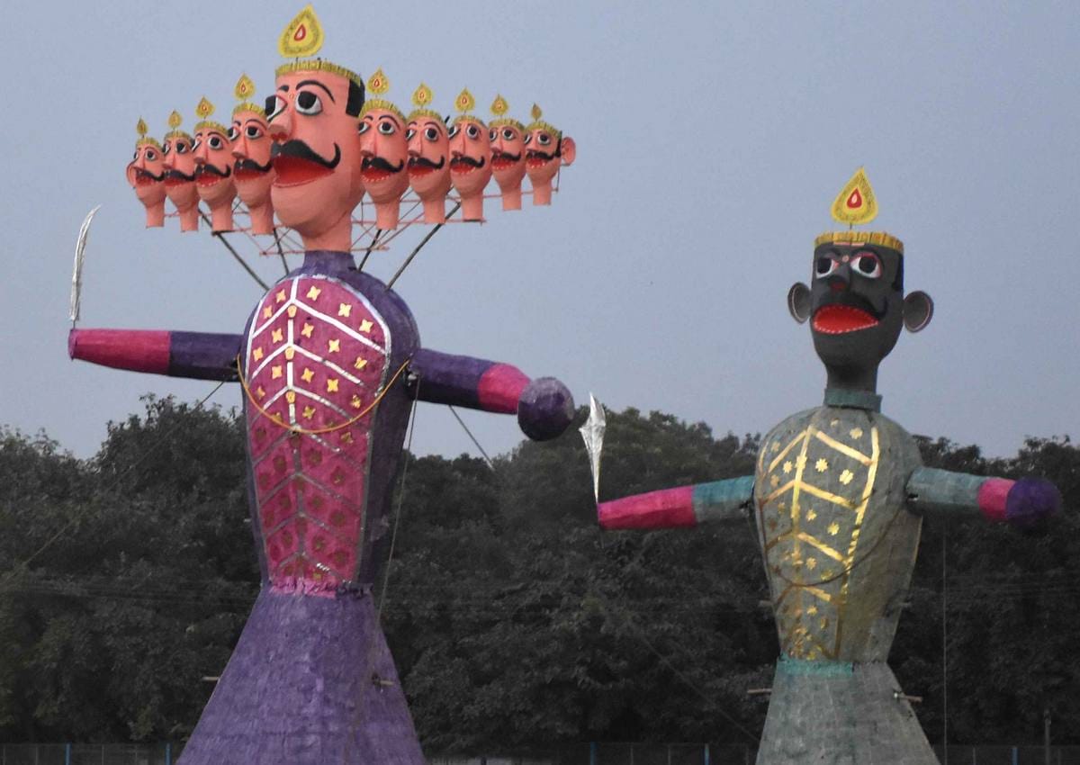 Dussehra 2018 ravan dahan today in DLW at varanasi