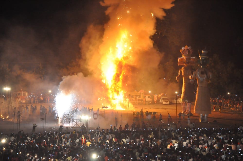 dussehra 2018 ravan dahan photos from uttarakhand