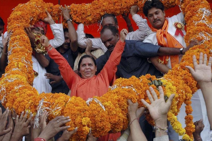 story of ex chief minister of mp uma bharti