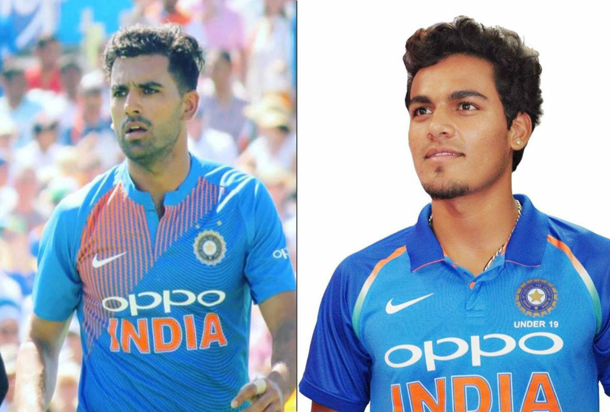 cricketer deepak chahar and rahul chahar selected for deodhar trophy