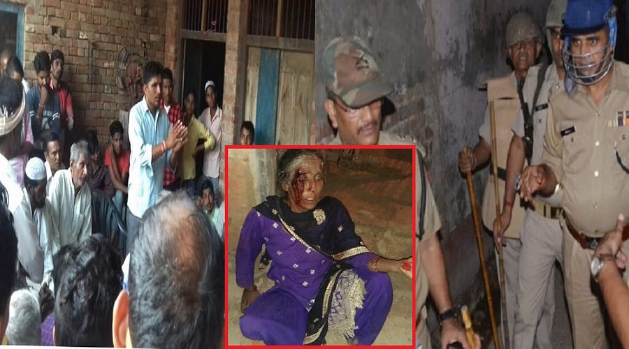 UP CRIME NEWS Conflict in two communities in Muzaffarnagar and many injured and deployed in village