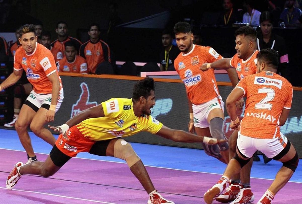 Pro kabaddi league 2018: Gujarat Fotunegiants defeated Puneri Paltan