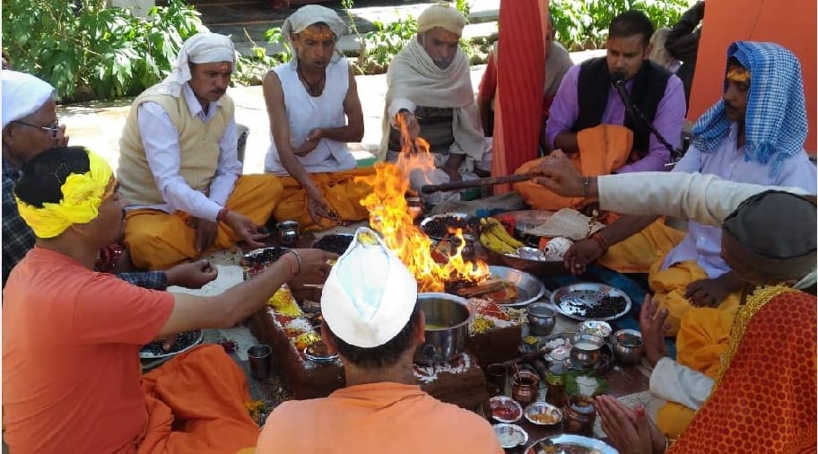 Closing of the monolithic Ramayana text with bhandara