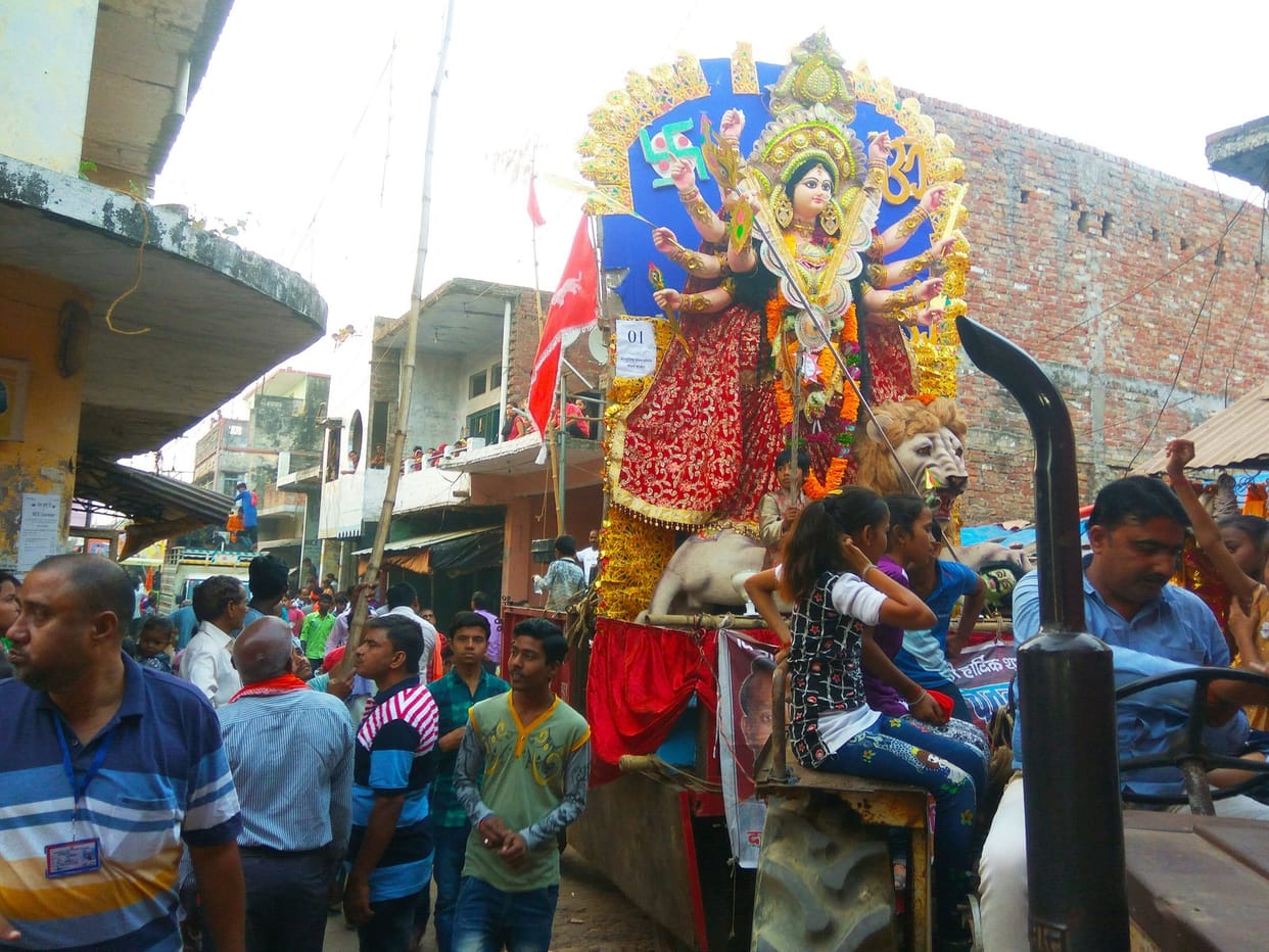 शांतिपूर्वक 618 मूर्तियां हुई विसर्जित
