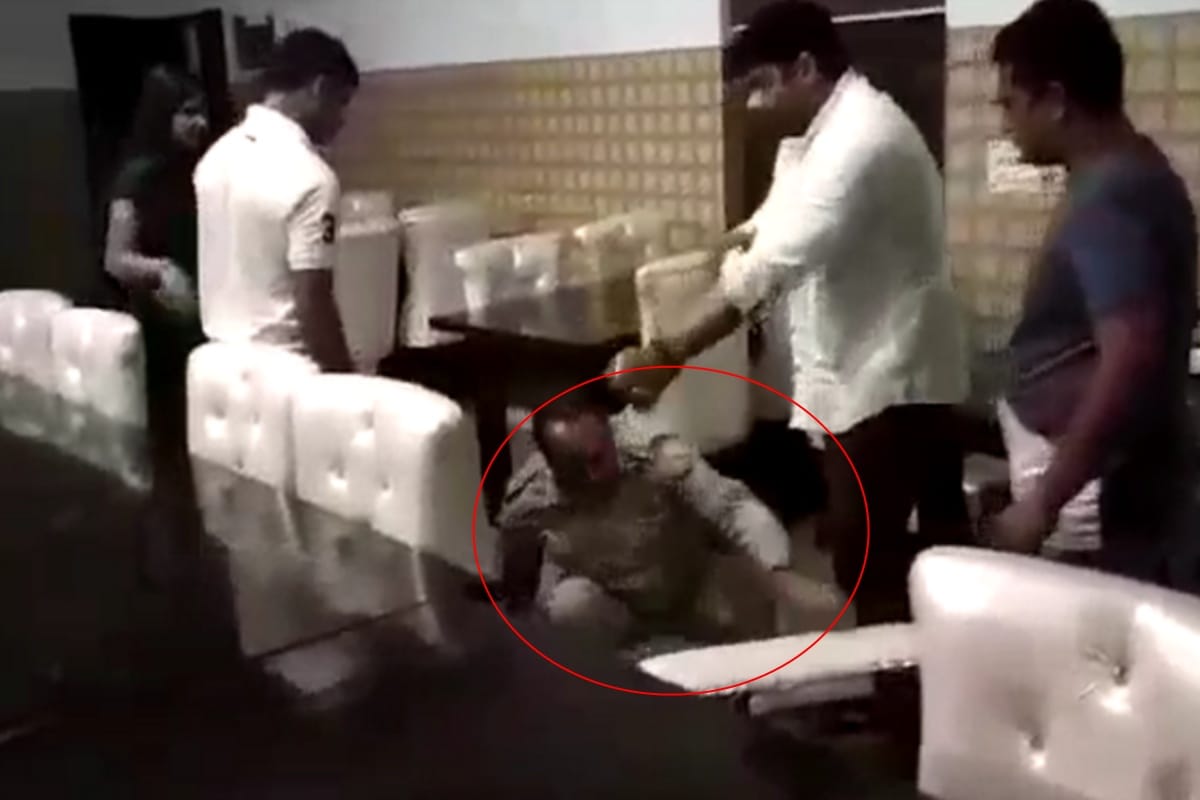 bjp-councillor-thrashes-a-sub-inspector in meerut sent to jail