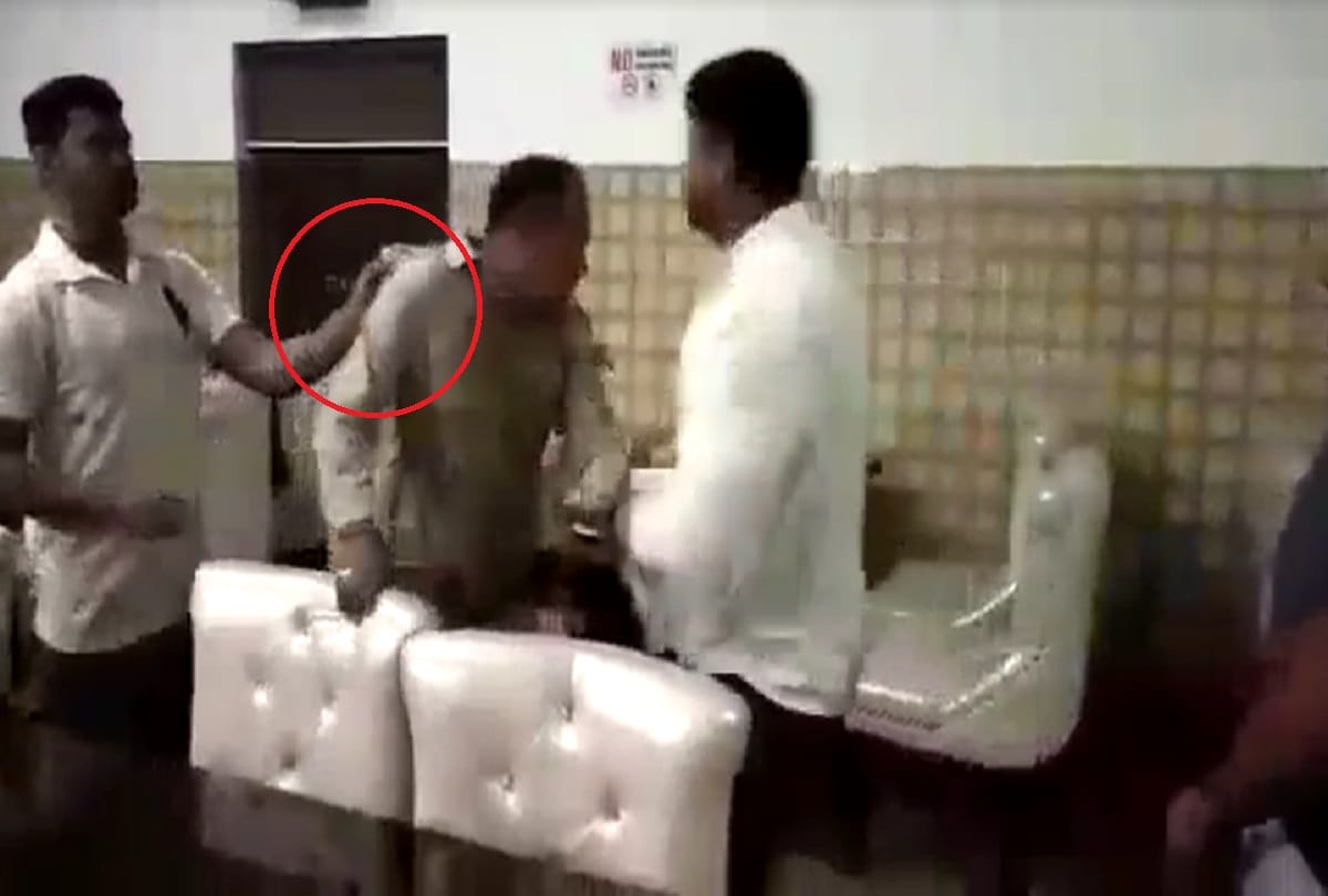 UP Police daroga with woman in hotel and video viral