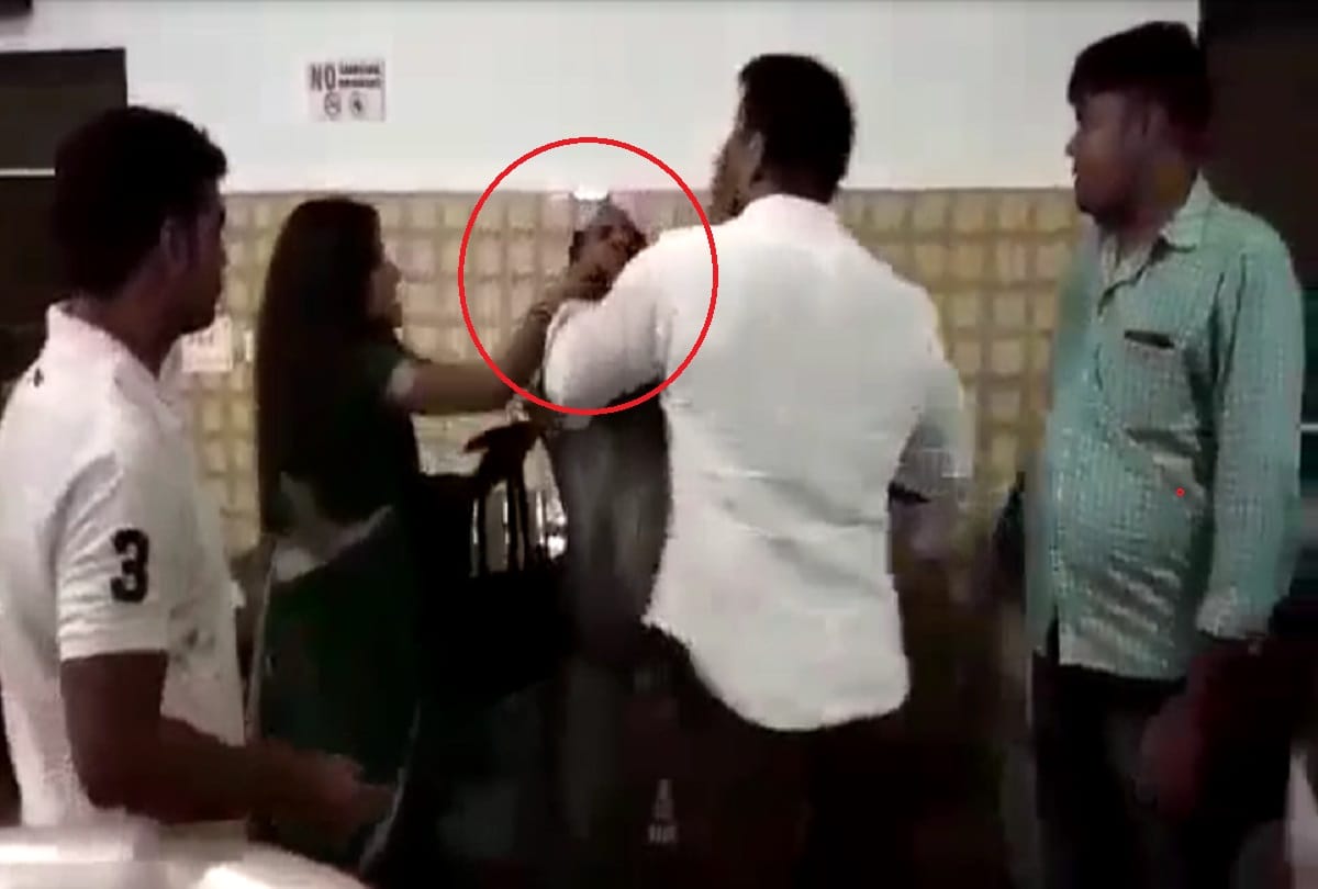 UP Police daroga with woman in hotel and video viral