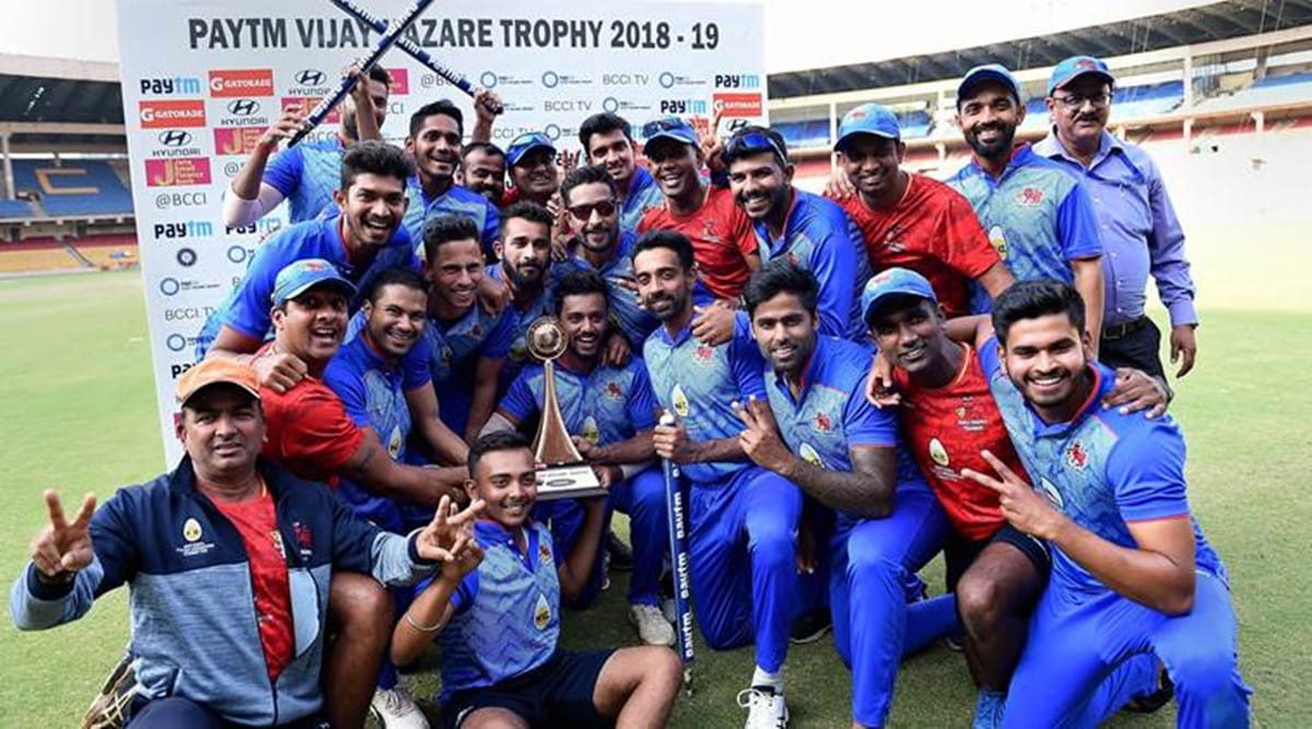 mumbai clinch vijay hazare trophy title for third time beating delhi easily