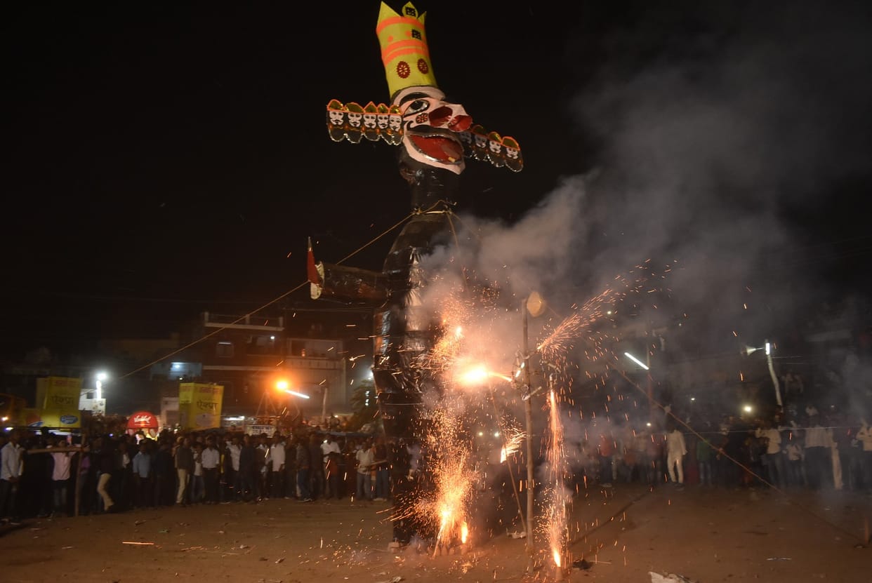 ravana dahan in gorakhpur