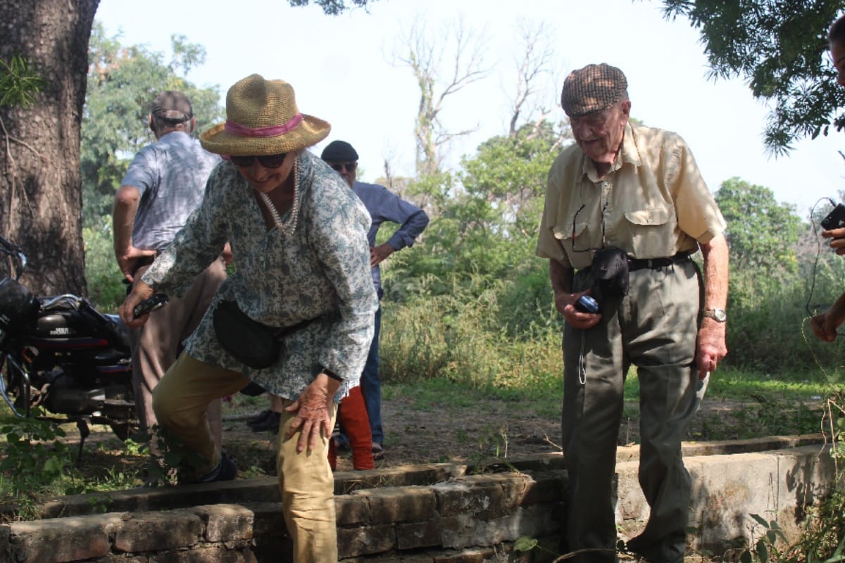 British citizens visit meerut St johns cemetery and museum