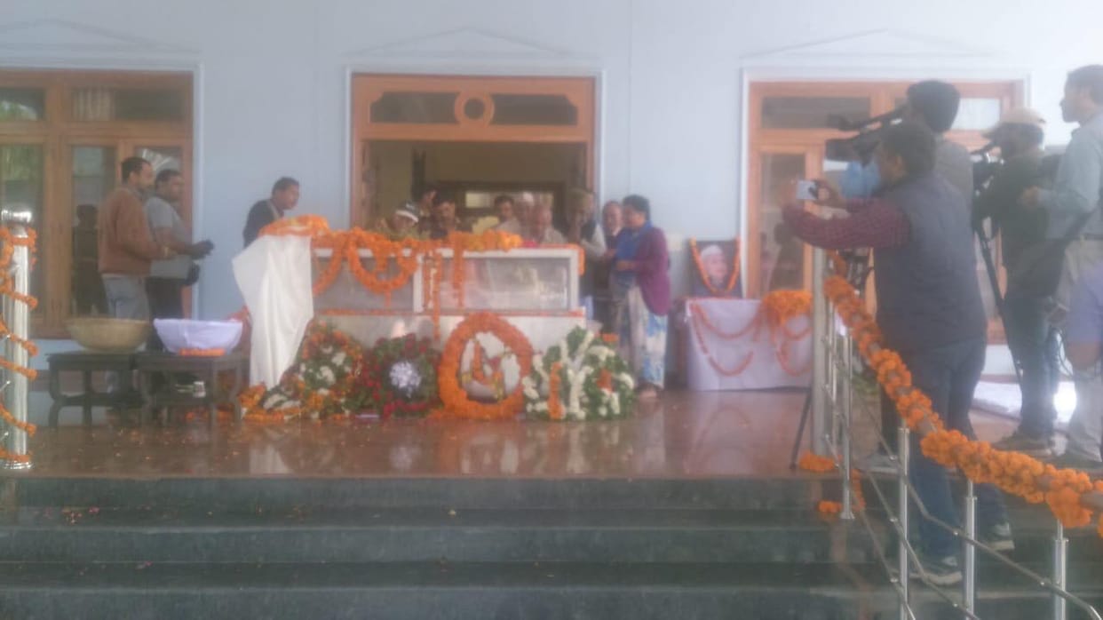 nd tiwari cremation dead body reached haldwani on friday