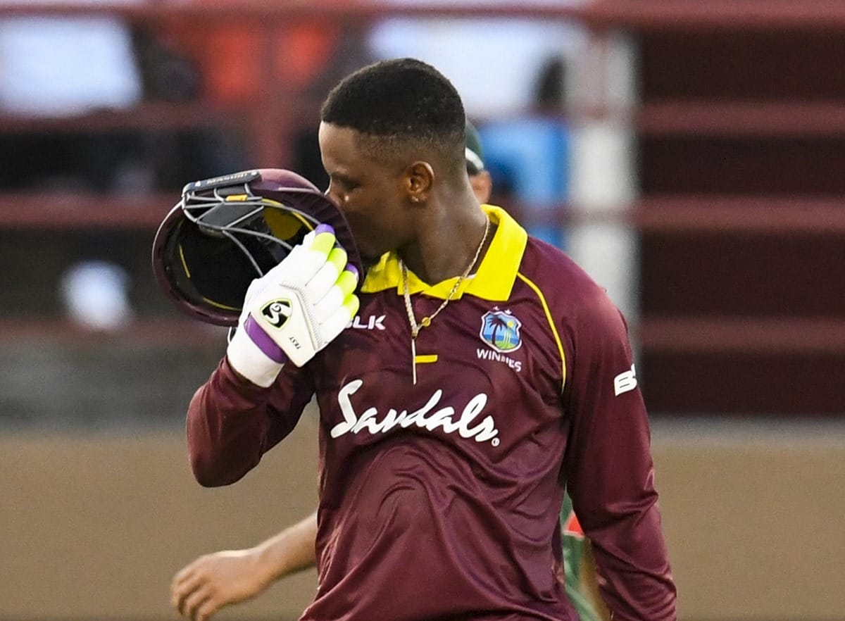 shimron hetmyer smashed unbeaten century against team india in second ODI