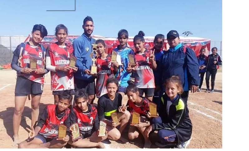 Daughters of Sirmaur Bani Bageshwar for the second time in Kho-Kho