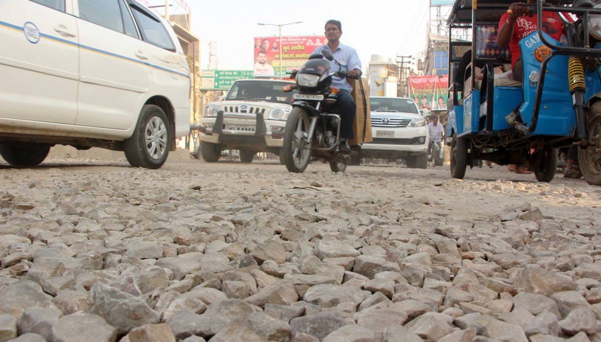 Varanasi roads are damage after administration promise