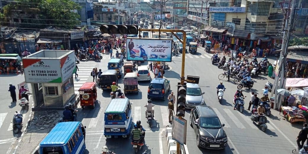 People suffer Traffic jam during uttarakhand Nikay chunav Nomination procession