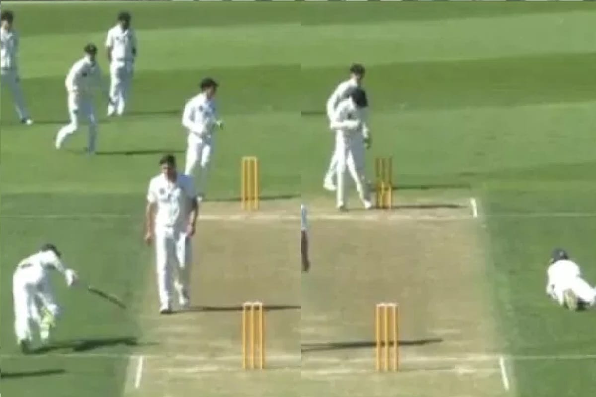 Michael Rippon and nathan smith run out in funny way after troll azhar ali
