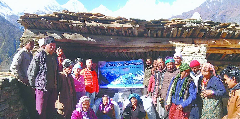 806 strips of dolphin collected polythene-plastic waste