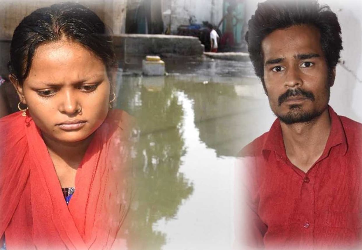 father throw his new born daughter into canel in kanpur