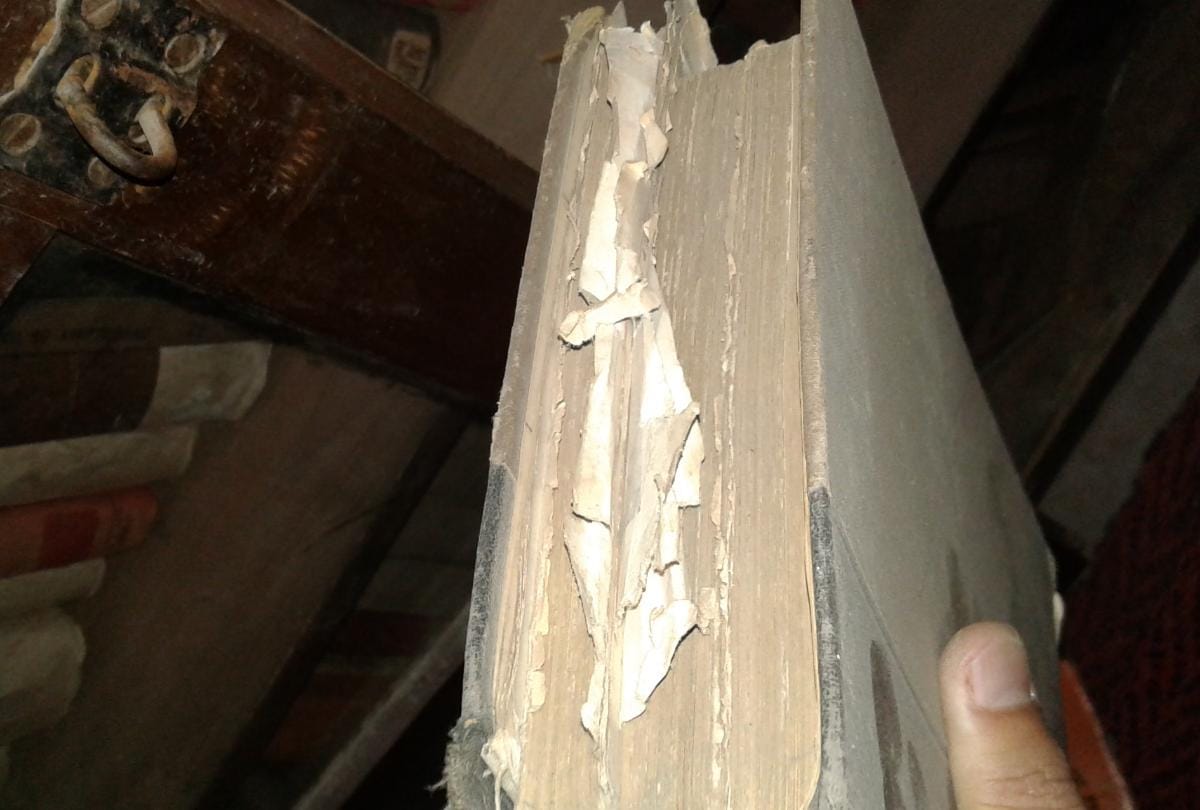 Indian Penal Code books by Thomas Babington Macaulay in shimla library in bad condition