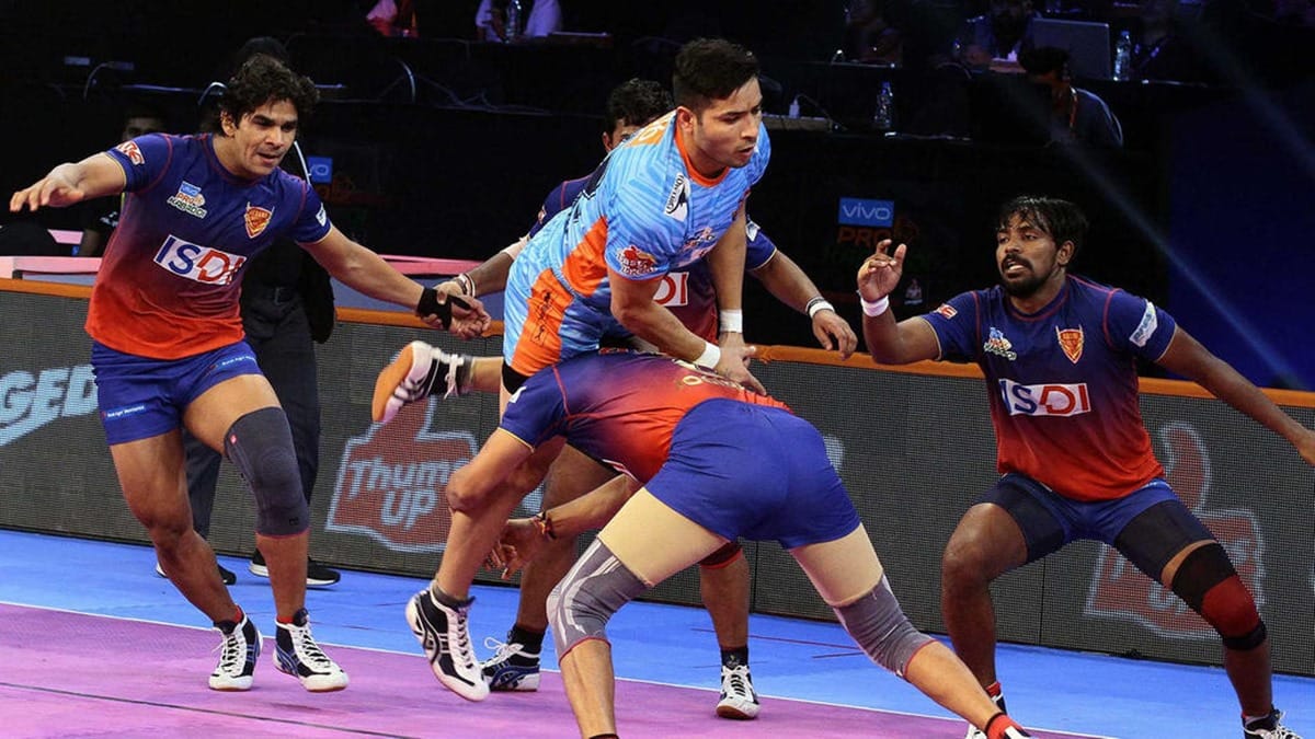 pro kabaddi league, dabang delhi beat bengal warriors with 9 point margin