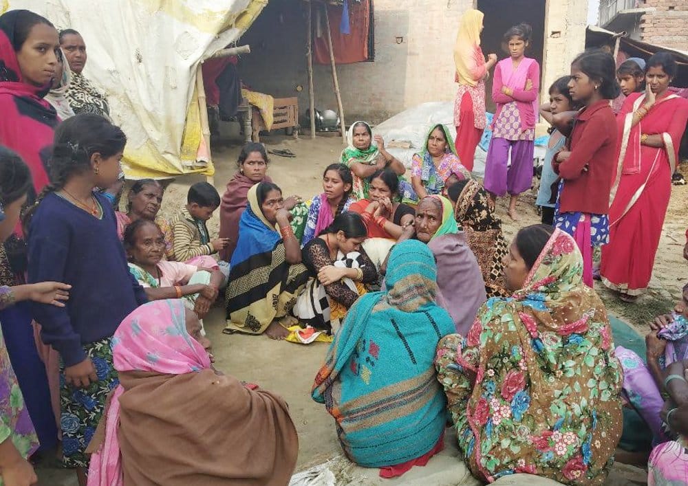 Sensation extending from dead bodies in khet