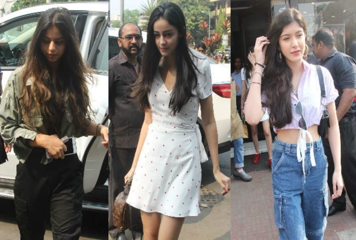 Suhana Khan Shanaya Kapoor Ananya Panday spotted on Sunday brunch
