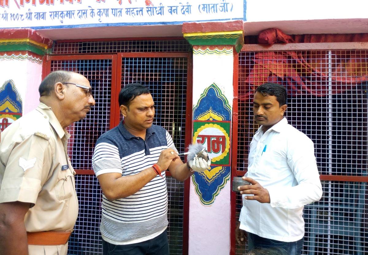 Old god statue stolen from ram janki temple chandauli