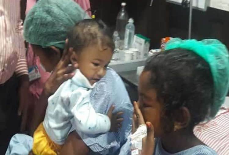 Amritsar Train Accident, Four People Saved Luckily, 10 Months Baby Saved by Lady
