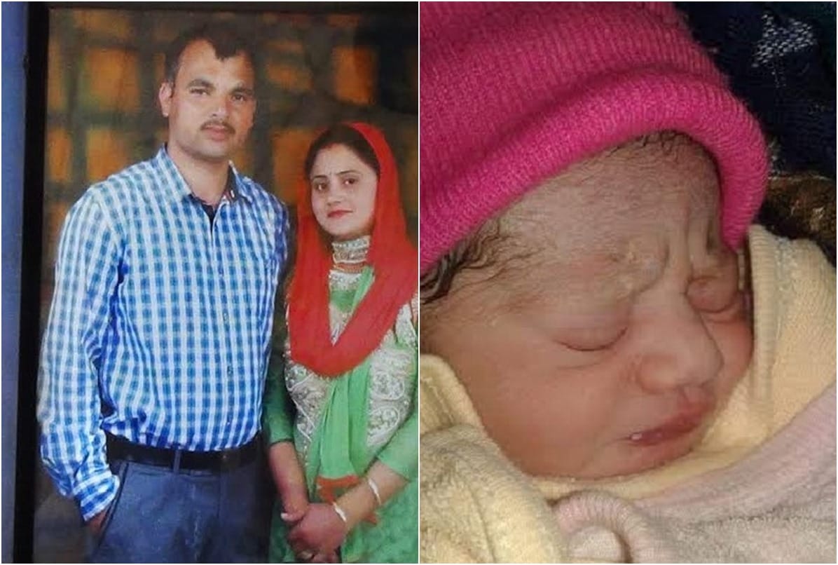 before funeral of Lance Naik Ranjit Singh his wife gives birth to a baby