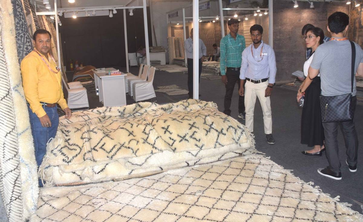 India Carpet Expo From 8 october in Bhadohi for second consecutive year this time buyers from 60 countries wil