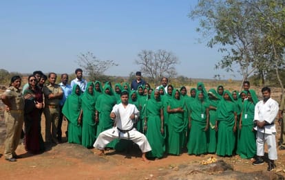 Green group aware naxal affected villages in mirzapur