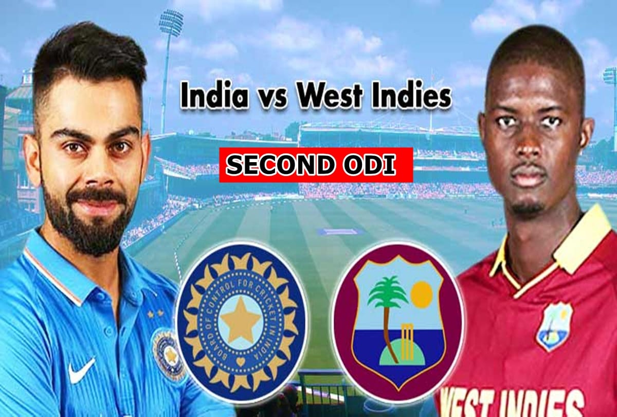INDvWI: India wants win against second odi in West Indies in second odi