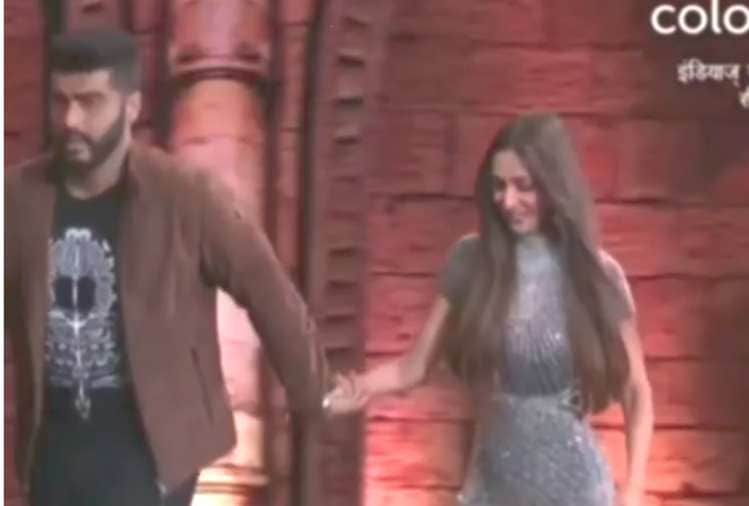 arjun kapoor and malaika arora together at indias got tallent