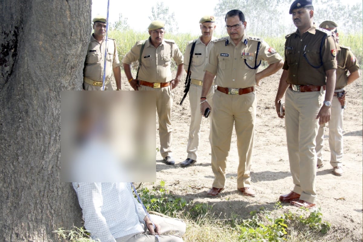 Up: Farmer suicides in debt dead body found hanging on tree in bijnor