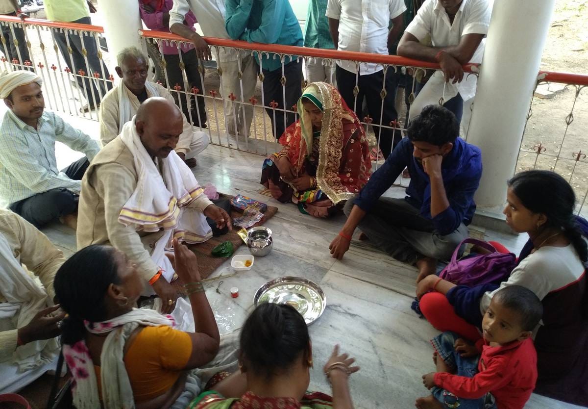Former MP son got married in temple at police station