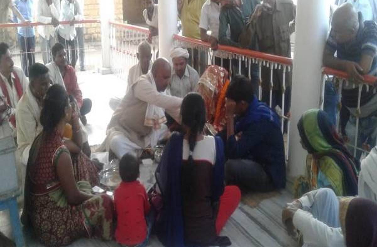 Former MP son got married in temple at police station