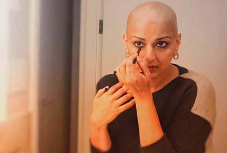 sonali bendre get new hair style post the photo on social media