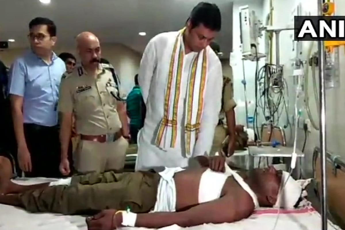 29 soldiers of Tripura state rifles injured in accident while going for election duty in Chhatisgarh
