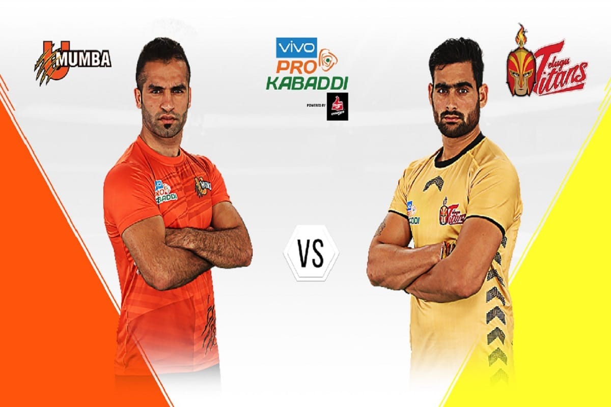 pro kabaddi league 2018 telugu titans vs u mumba live match updates