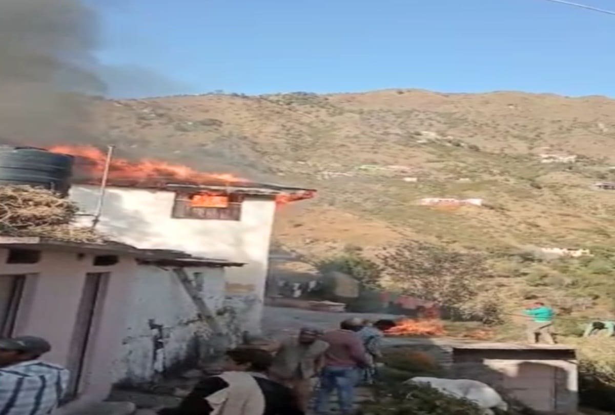 house gutted in fire at chamba himachal