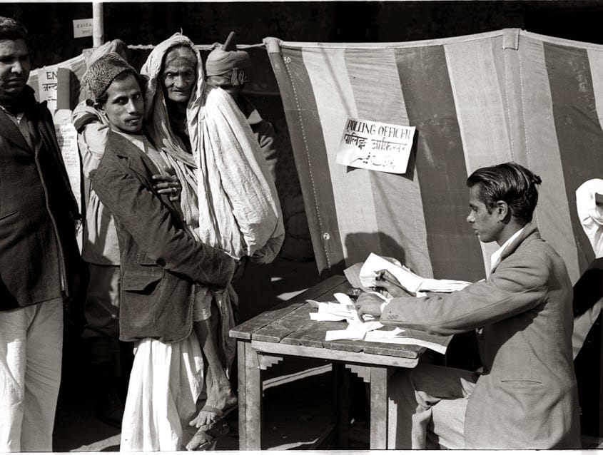 history of india's first general election