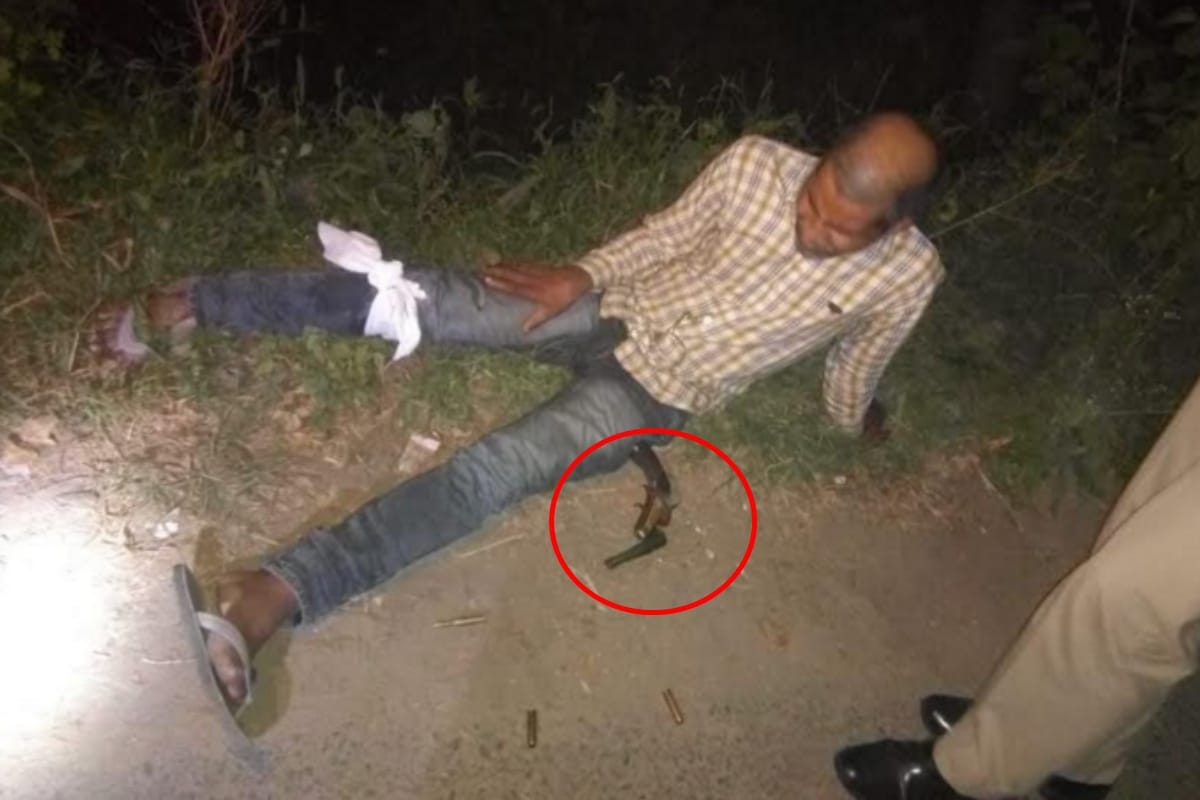 police arrested a criminal in encounter in muzaffarnagar up
