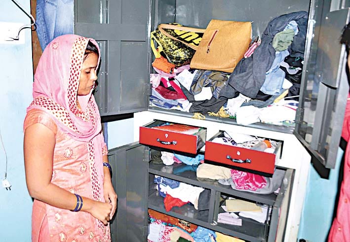 theft in accounted and four houses