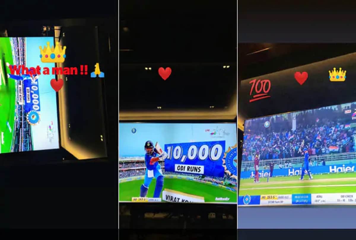 anushka sharma post on instagram after virat kohli ten thousand runs