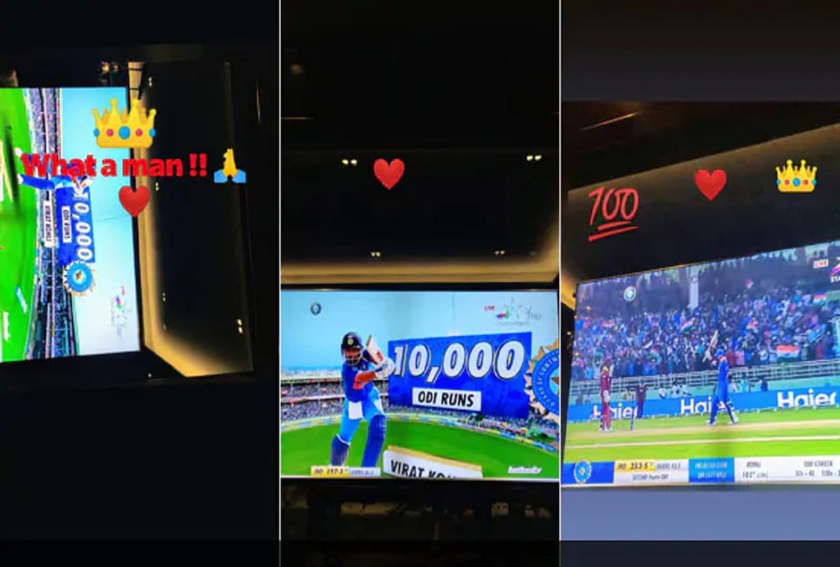 anushka sharma post on instagram after virat kohli ten thousand runs