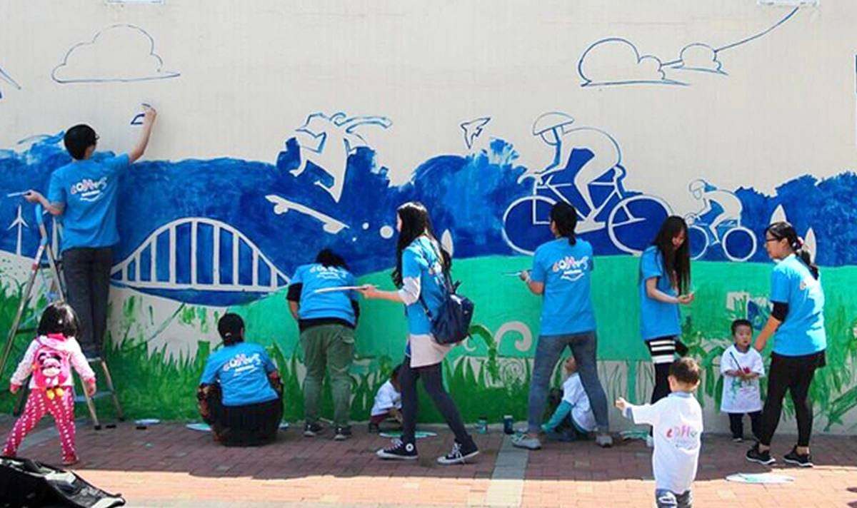 kashi vidyapith wall painting will give message of environmental protection