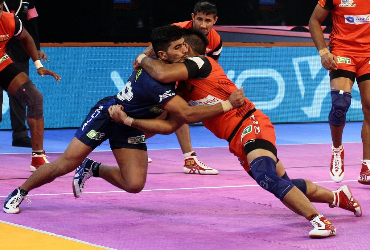Bengaluru Bulls beats Haryana Steelers by 42-34 in pro kabaddi 2018