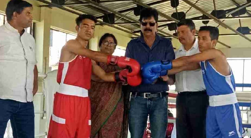 Capture of pithoragarh boxers at the championship