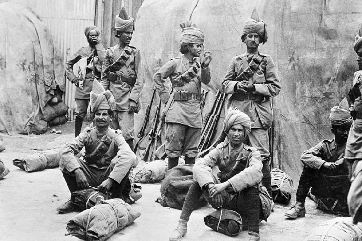 in memory of Indian soldiers National monument made in France