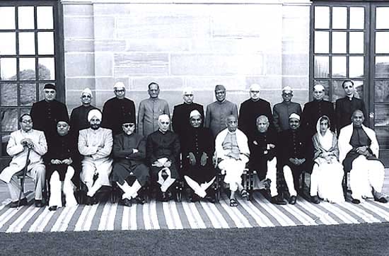 jawaharlal nehru's first cabinet